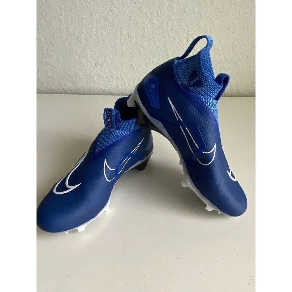 Nike Alpha Menace Elite 3 Flyknit Football Cleats Royal Blue CT6648-414 Men’s 8